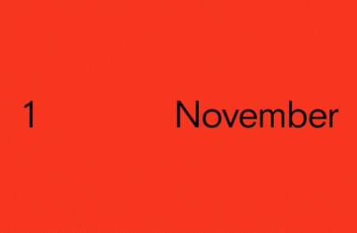 Red Background November 17 Arrow GIF