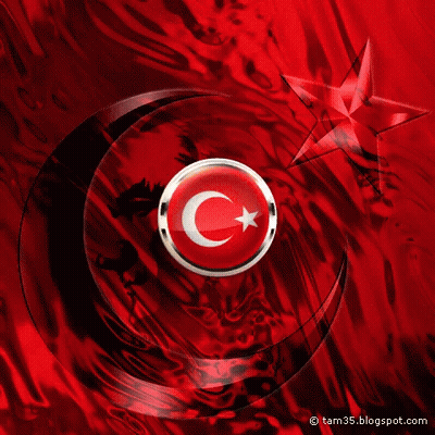 Red Background Star Crescent Moon Tam35 Blogspot GIF