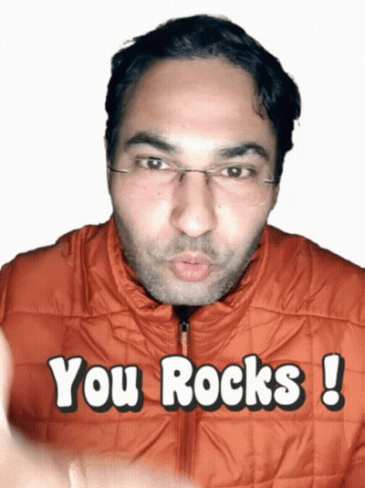 Red Background White Letter U GIF