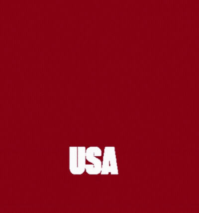 Red Background White Text Maga Usa GIF