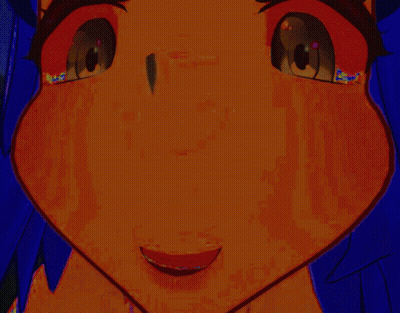 Red Background With Black Border Painting GIF