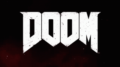 Red Background With Doom GIF