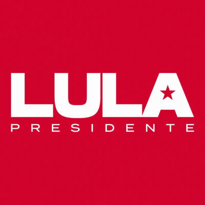 Red Background With Lula Presidente GIF