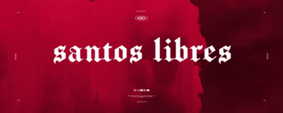 Red Background With Santos GIF