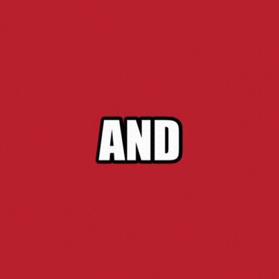 Red Background With White Text GIF