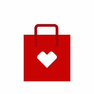 Red Bag With Heart And Pills GIF
