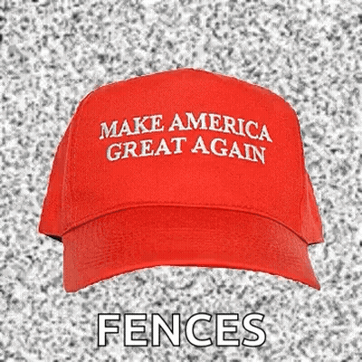 Red Baseball Cap Saying Make America Great Again GIF