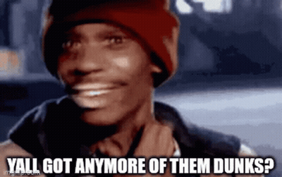 Red Beanie Man Says Yall Got Anymore Dunks GIF