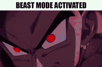 Red Beast Mode Activated Button GIF