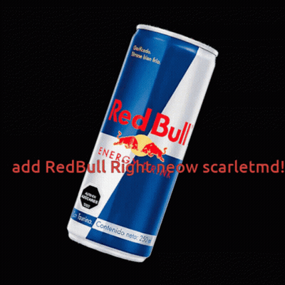 Red Bull Energy Drink Can GIF