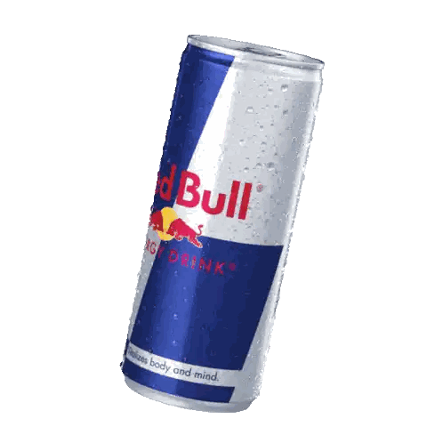 Red Bull Energy Drink Can Sticker