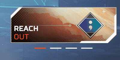 Red Button Saying Reach Out GIF