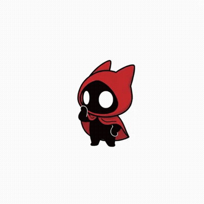 Red Cape Cartoon Saying No GIF