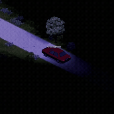 Red Car Parked On Road GIF