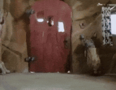 Red Car With Back Window GIF