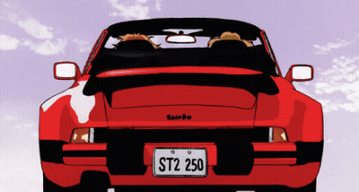 Red Car With Tag ST2 250 GIF