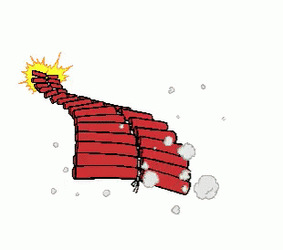 Red Chinese Firecracker GIF