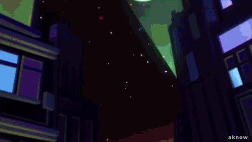 Red Circle On Blue Background GIF