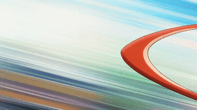 Red Circle On Colorful Background GIF
