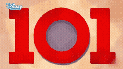 Red Circle With 101 GIF
