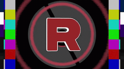 Red Circle With Line Through Letter R GIF