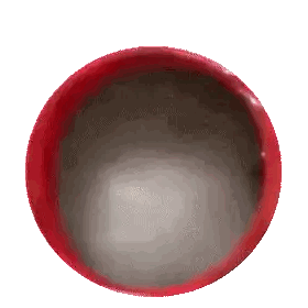 Red Circle With White Inside Sticker
