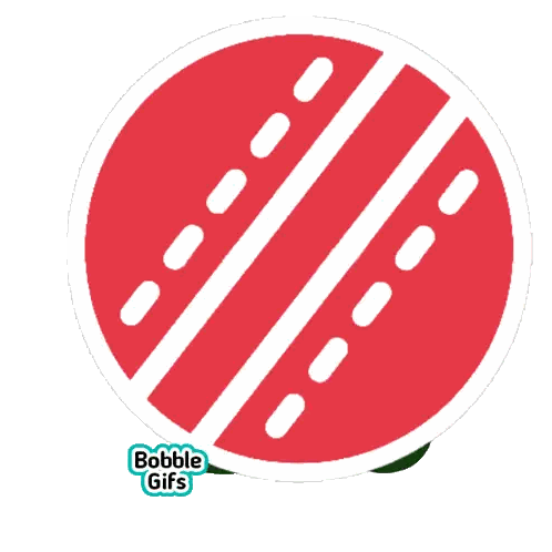 Red Circle With White Stripes Sticker
