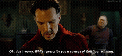 Red Coat Man Oh Don't Worry Prescribe 100Mgs Quit Whining GIF