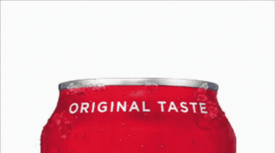 Red Coca-Cola Can With Cactus GIF