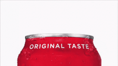 Red Coca-Cola Can With Cactus GIF
