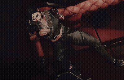 Red Couch Person In Black I'm Not Robot GIF