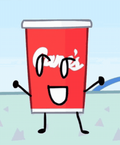 Red Cup Saying Cola's GIF