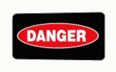 Red Danger Sign GIF