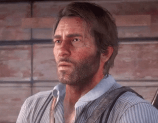 Red Dead Redemption 2 Arthur Morgan Looking GIF