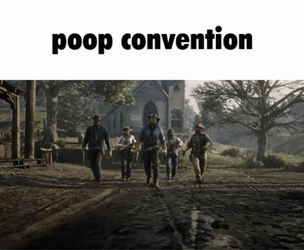 Red Dead Redemption 2 Characters Assemble GIF