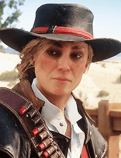 Red Dead Redemption 2 Sadie Adler Nodding GIF