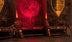 Red Death Star Hologram GIF