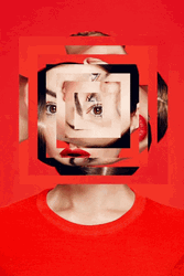 Red Digital Woman