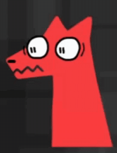 Red Dog With Glasses GIF