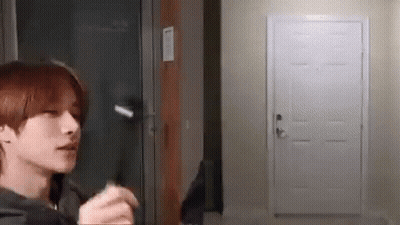Red Door With Word No GIF