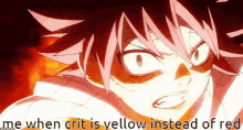 Red Dragon Fire Anime Natsu Fairy Tail Meme