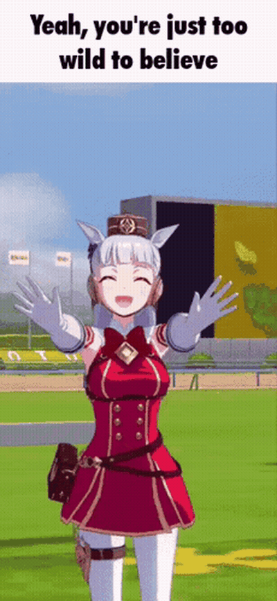 Red Dress Girl Saying Yeah You're Just Too Wild GIF