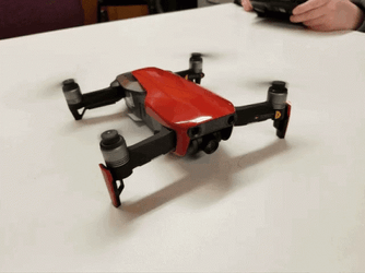 Red Drone Ready To Fly GIF