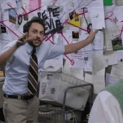 Red Eyes Man Planning Conspiracy GIF