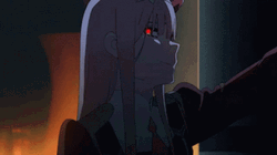 Red Eyes Zero Two Darling In The FRANXX GIF