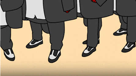 Red Faced Animated Coffin Dance Dancers GIF