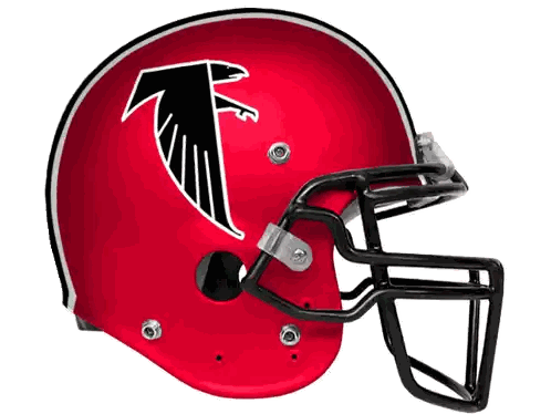 Red Falcon Helmet Sticker