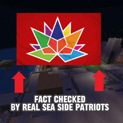 Red Flag With Maple Leaf Fact Checked By Real Sea Side Patriots GIF
