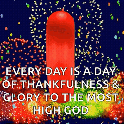 Red Gummy Bear Every Day Thankfulness And Glory GIF