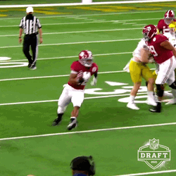 Red Guy Swerve When Yellow Guys Run To Him GIF
